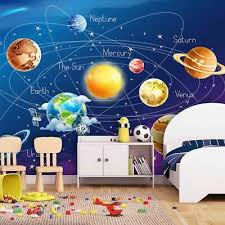 Check spelling or type a new query. Kids Bedroom Wallpaper 3d Solar System Wall Papers Cover Mural Living Room Decor Ebay