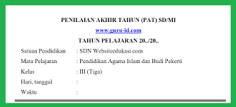 Latihan soal pai kelas 3 sd pelajaran 1 nabi muhammad saw &mldr; Soal Jawaban Pat Pai Kelas 3 Semester Genap Tahun 2021 Info Pendidikan Terbaru