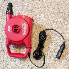 Quickly Inflate And Deflate Your Air Beds And Recreational Inflatable Devices Using The Coleman Quick Pump 12v Electric Pump Portable Air Pump Coleman Air Bed