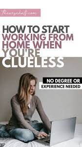 How To Start Working From Home An Easy Guide For Beginners Make Money From Home Data Entry Jobs Legit Online Jobs