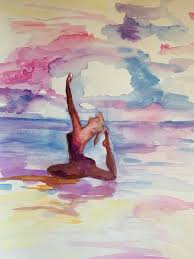 Abstract beach watercolor painting / modern coastal wall art / ocean art / nature prints / beach bathroom decor / coral & teal decor. Mermaid Dreams Abstract Ocean Painting Abstract Watercolor Painting Original Watercolor Painting Art Collectibles Painting Kromasol Com