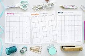 But have you considered some of the other much more sensible uses for a printable calendar, as well? Printable Calendar 8 Beautiful Free Calendars Abby Lawson