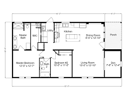 This home offers an open floor plan with fresh carpet, indoor laundry, ac, formal dining area, kitchen/family room combo and each bedroom has its own bathroom and access to the expansive porch. Cottage Farmhouse Ls28522j Manufactured Home Floor Plan Or Modular Floor Plans