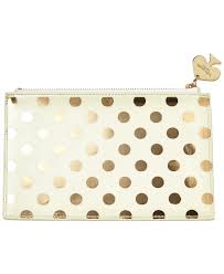 Kate Spade New York Pencil Pouch Gold Dots Reviews Home Macy S Kate Spade Pencils Kate Spade Pencil Case Kate Spade Gold Dots
