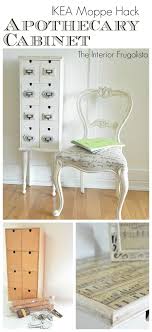 An Ikea Moppe Repurposed Into An Apothecary Cabinet Before And After Diy Furniture Redo Repurposed Furniture Furniture Diy