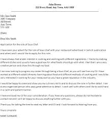 Want a better shot at landing a job interview? Sous Chef Cover Letter Template October 2021