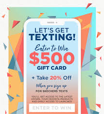 Skechers are the perfect gift for the active people in your life! Skechers Text To Win A 500 Giftcard Milled