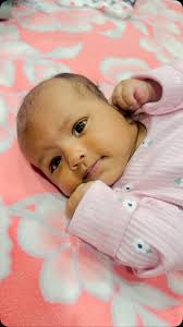 Kab aayega iska baal .?😂 #7weeks #2025baby #babygirl