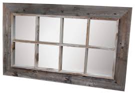 Kristofer window pane wall mirror metal window frames mirror. In Stock 8 Panel Barn Wood Window Pane Mirror Rustic Wall Mirrors By My Barnwood Frames Houzz