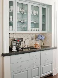 Things We Love Chic Coffee Bars Design Chic Glass Kitchen Cabinets Wooden Kitchen Cabinets Glass Fronted Kitchen Cabinets