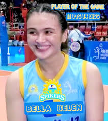 Bella Belen's double-double performance