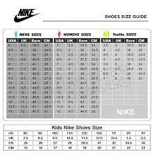 Nike Shoes Size Chart Womenshoessizechart Nike Shoe Size Nike Shoes Size Chart Nike
