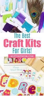 Best Craft Kits For Girls Fun Girls Crafts With All The Supplies And Discount Code Best Crafts For Kids Including Boys Fun Crafts Crafts For Girls Craft Kits