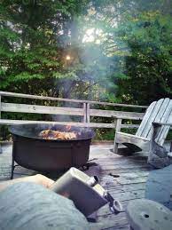 It delivers just about everything you would need on a deck fire pit. Can You Put A Fire Pit On A Wood Deck And Should You Backyardscape