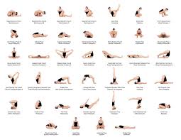 75 Yoga Poses Pdf 8 5x11 Etsy Yoga Poses Chart Yoga Poses Names Yoga Poses Photography