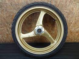 180511 h cb400sf vtec3 nc39 1055 フロントホイール タイヤ 17 3 50 enkei spec3 スペック3 vtec 中古バイクパーツ通販 買取 ジャンクヤード鳥取 junkyard ホイール タイヤ フロント