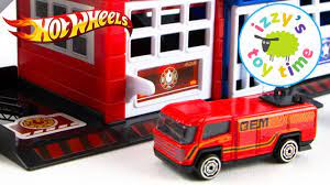 Cars Hot Wheels Fast Lane Firetruck Extravaganza Fun Toy Cars Youtube