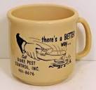 Vintage Plastic Coffee Mug Advertising - DUKE PEST CONTROL - Boca ...