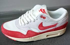 Nike Air Max 1 Vntg White Red New Images Kicksonfire Com Nike Air Max Nike Air Max 1