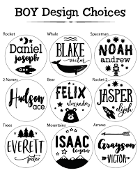 Unique music wall stickers and wall art designs for childrens rooms. Boys Room Wall Art Personalized Nursery Decor Round Name Sign 23 Whales Woodword Design Studio