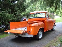 Image result for Orange 1956 Truck