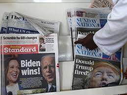 This list includes broadsheets and tabloids published daily and distributed nationwide. See How Newspapers Around The World Announced Us Election 2020 Results News Photos Gulf News
