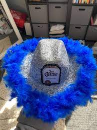 Jose Cuervo Cowboy Hat In 2021 Space Cowgirl Party Cowgirl Party Alcohol Themed Cowboy Hats Diy