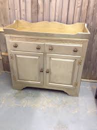 dry sink, baby changing table, painted