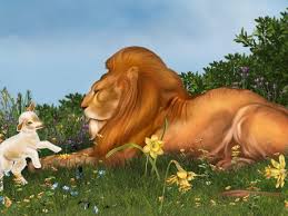 Lion and lamb jesus 1280 x 800. The Lion The Lamb Hd Desktop Wallpaper Widescreen High Definition Fullscreen