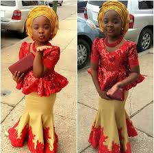 Nigerian Yoruba Girl Nigerian Beauty African Dresses For Kids Baby African Clothes Kids Fashion Dress