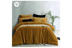 This king size quilt is fantastic. Cotton Velvet Quilt Cover Set Gold Harmony Super King Matt Blatt