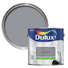 Dulux Natural Slate Silk Emulsion Paint 2 5l Departments Diy At B Q Dulux Slate Painted Ceiling