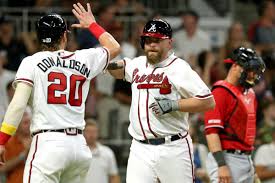 Atlanta braves sign another cf announce sunday pitchers tomahawk take kyle wright will start sunday's grapefruit league atlanta braves news: Atlanta Braves With Third Straight Over Washington Nationals 9th Straight Overall 13th In A Row At Home 5 4 Final Federal Baseball