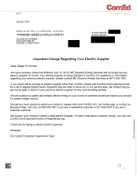 Address change notification letter is a simple yet effective way of informing business and personal contacts or customers about the change in address. Resident Question I Received A Letter From Comed Stating I Was Being Switched To Comed For My Supplier Am I Still With The Village S Program Village Of Gurnee Mdash Nextdoor Nextdoor