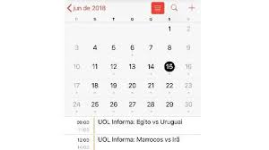 Calendário Da Copa 2018 Para Imprimir Uol Lanca Para Celular Calendario De Jogos Da Copa Do Mundo De 2018 Calendario De Jogos Copa Do Mundo E Uol