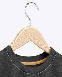 Download Heather T Shirt On Hanger Mockup Half Side View In Apparel Mockups On Yellow Images Object Mockups