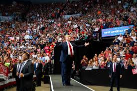 Trump's rallies have been an instrumental part of his brand since he launched his 2016 campaign. Trump Treats Rally In Cincinnati As Rebuttal To Democratic Debates The New York Times