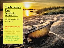Aqa English Language Paper 1 Endings Aqa English Language English Language The Monkey S Paw