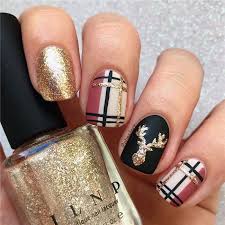 40 The Most Trendy Fall Nail Designs You Ll Love Page 10 Of 13 Soflyme Fall Nail Designs Looking For Diy In 2020 Plaid Nails Fall Nail Designs Christmas Nails