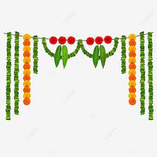 Mango Garland Marigold Garland Garland Wedding Garland Ugadi Garland Png And Vector With Transparent Background For Free Download Spring Flowers Background Psd Free Photoshop Flower Invitation