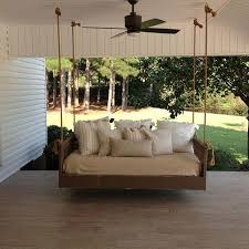 Spend spring time (or anytime) with an outdoor hanging daybed. Ridgidbuilt Mission Hanging Best Daybed Swing Bed Daybed Swing Porch Swing Bed Outdoor Hanging Bed