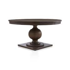 Beaumont round dining table with 48in marble top. Winnetka Round Light Mahogany Extendable Dining Table