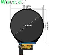 3.4インチ 800x800 丸型ディスプレイ 800x800 円形 IPS TFT LCD モジュールスクリーン Raspberry Pi パネル  - AliExpress