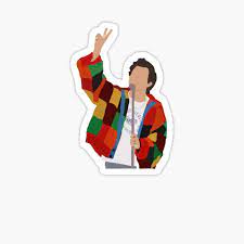 Louis Tomlinson Stickers Harry Styles Drawing Preppy Stickers Stickers