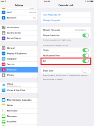 Is It Possible To Turn Off Siri On The Ipad Lock Screen Lockscreen Ipad Screen