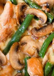 One Skillet Chicken With Green Beans And Mushrooms What S In The Pan