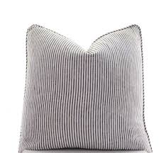 Black And White Boho Pillow Covers Striped Boho Pillow Black And White Pillow Cover Linen Piping Stripes Sku 8211 Various Sizes 1 Boho Pillows White Pillow Covers Black And White Pillows