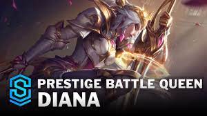 Prestige Battle Queen Diana Skin Spotlight - League of Legends - YouTube