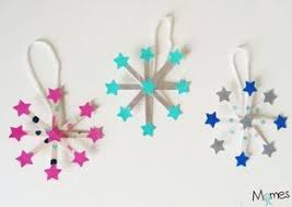Des Flocons De Neige Pour Le Sapin Flocon De Neige Flocons De Neige Maternelle Decoration Noel Enfant