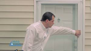 Jones mobile home inc stocks many different styles of doors in house. 34 X 76 Kinro Steel Combination Exterior Door With Integral Blinds And Full View Storm Mobile Home Parts Store Cd3476scgib